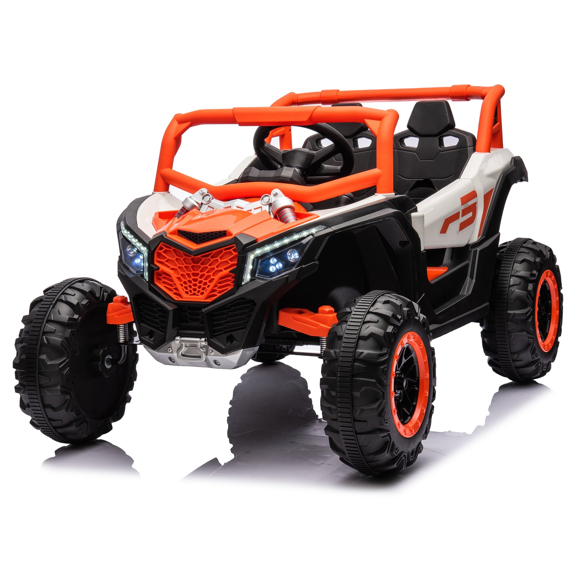2026 Rugged UTV 12V Kids Ride On Car with Remote Control