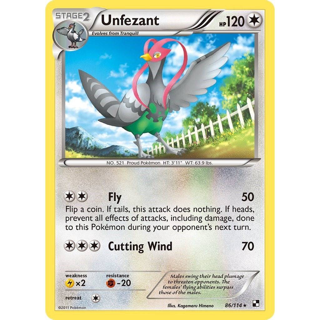 Unfezant (86/114) (BLW)
