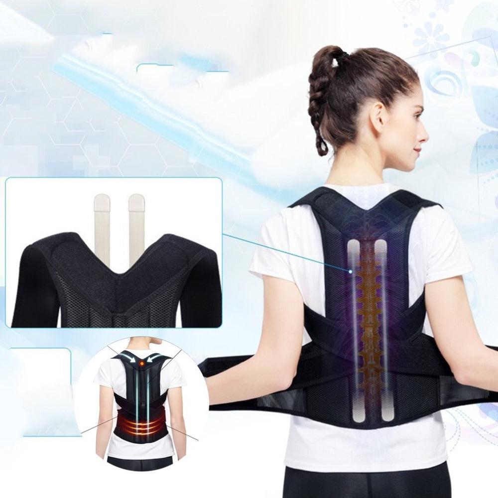Posture Corrector for Men & Women – Spine Support Brace for Humpback, Scoliosis & Back Pain (S–4XL)