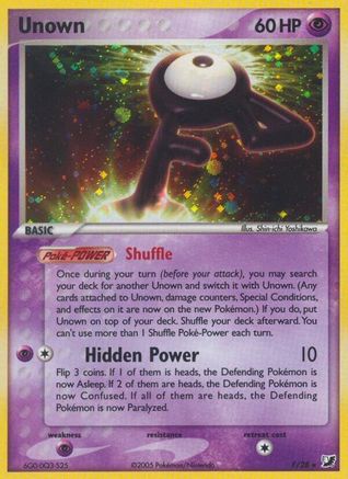 Unown (F)/115 - Unseen Forces Holofoil