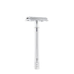 Merkur 23C 3-Piece DE Safety Razor, Closed Comb, Knurled Extra Long Handle, Chrome