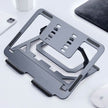 Aluminum Laptop Stand Adjustable Ergonomic 5-Angle Foldable Riser