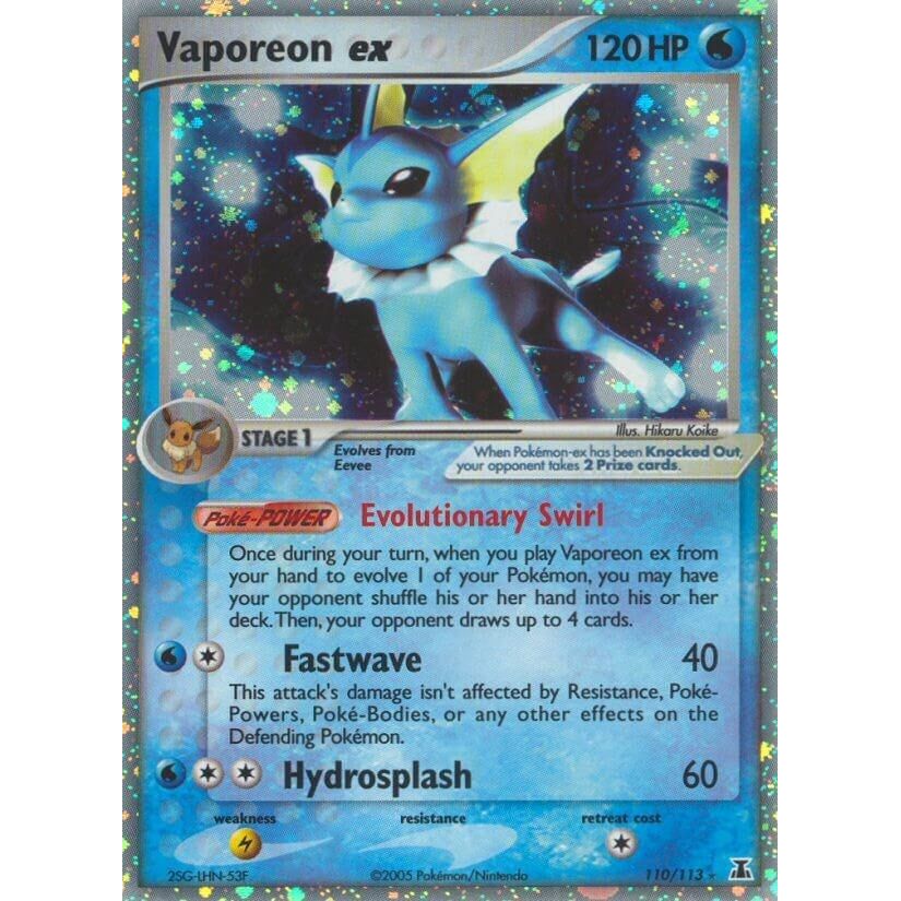 Vaporeon ex (110/113) (DS)