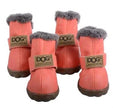 Dog Winter Snow Boots – Waterproof Non-Slip PU Paw Shoes for Small & Medium Dogs (10 Colours, Sizes 1–5 & S–XXL)