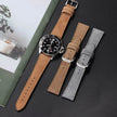 Suede Leather Strap Quick Release Watch Band