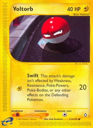 Voltorb (115)/147 - Aquapolis