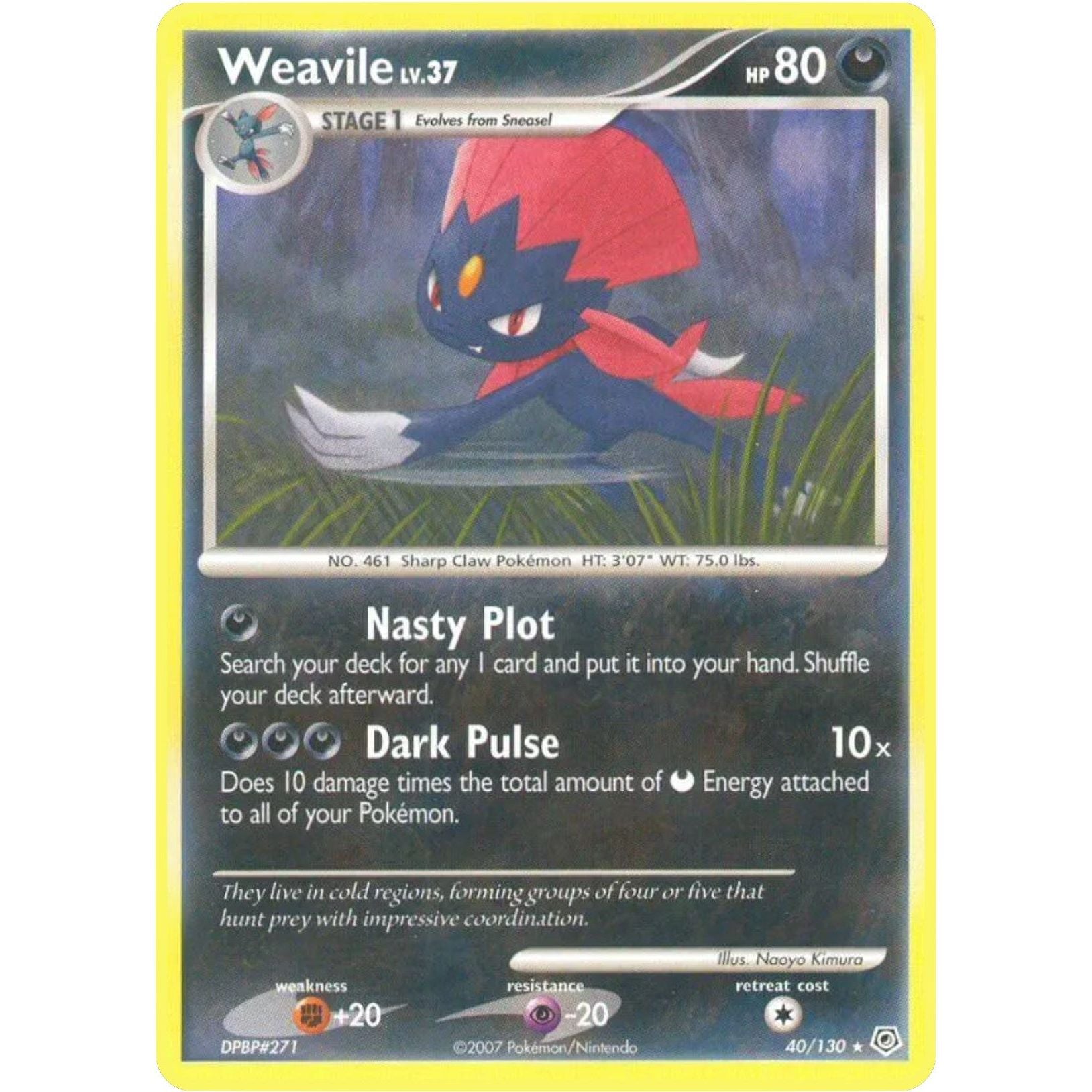 Weavile (40/130) (DP)