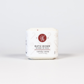 All Things Jill - Candy Cane Bath Bomb (105g)