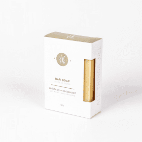 All Things Jill - Patchouli + Cedarwood Bar Soap (130g)