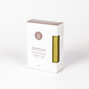 All Things Jill - Rosemary + Mint Shampoo Bar (130g)