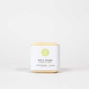 All Things Jill - Lemongrass + Laurel Bath Bomb (105g)