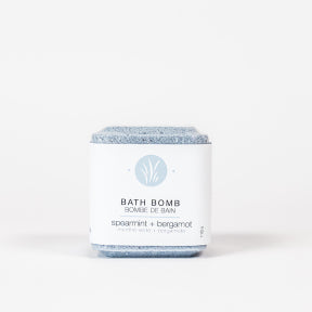 All Things Jill - Spearmint + Bergamot Bath Bomb (105g)