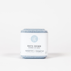 All Things Jill - Spearmint + Bergamot Bath Bomb (105g)