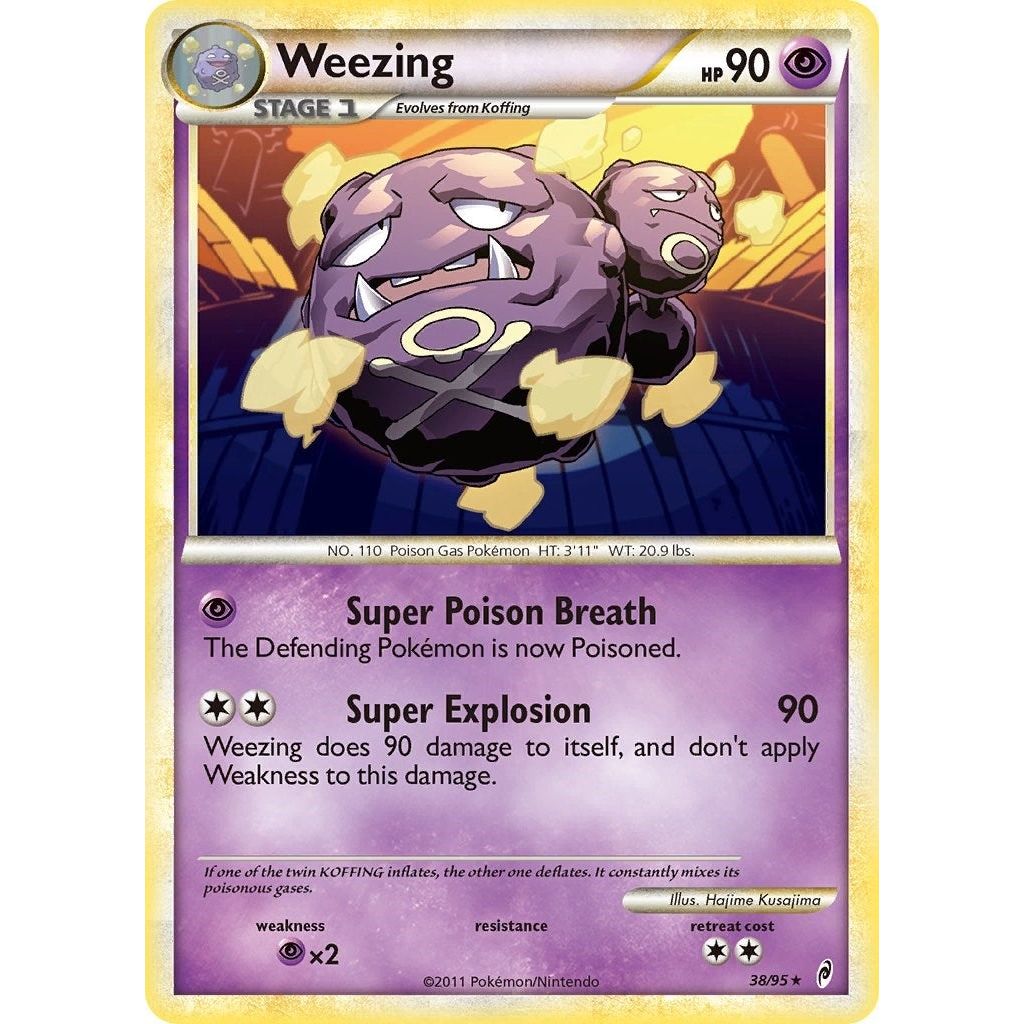Weezing (38/95) (CL)