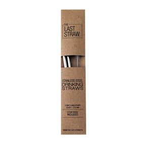 The Last Straw - 2 Stainless Steel Straws w/brush (1un)
