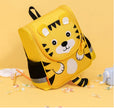 Cartoon Tiger Kids Backpack – 3D Cute School Bag for Toddlers & Children (Yellow)