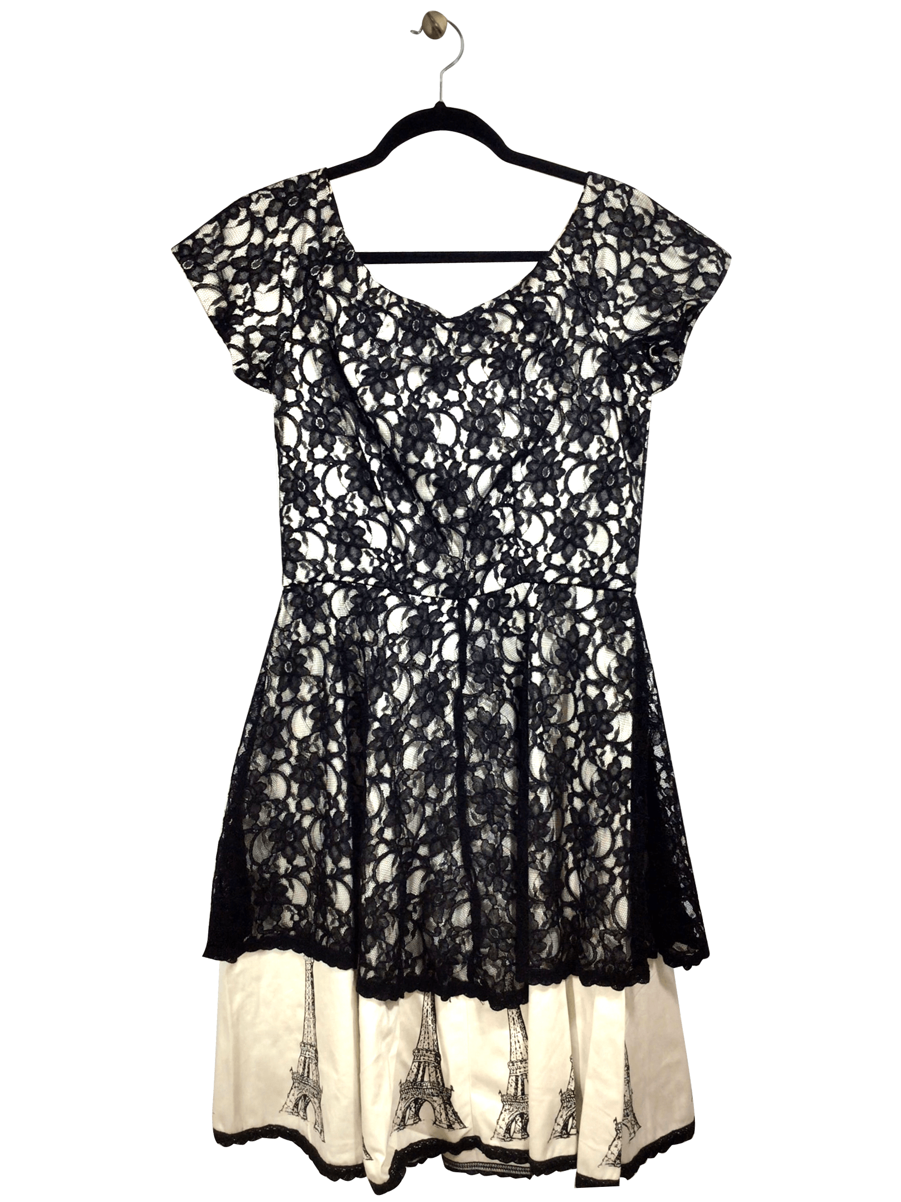 BLACKBIRD STUDIOS Shift Dress Regular fit in Black - L