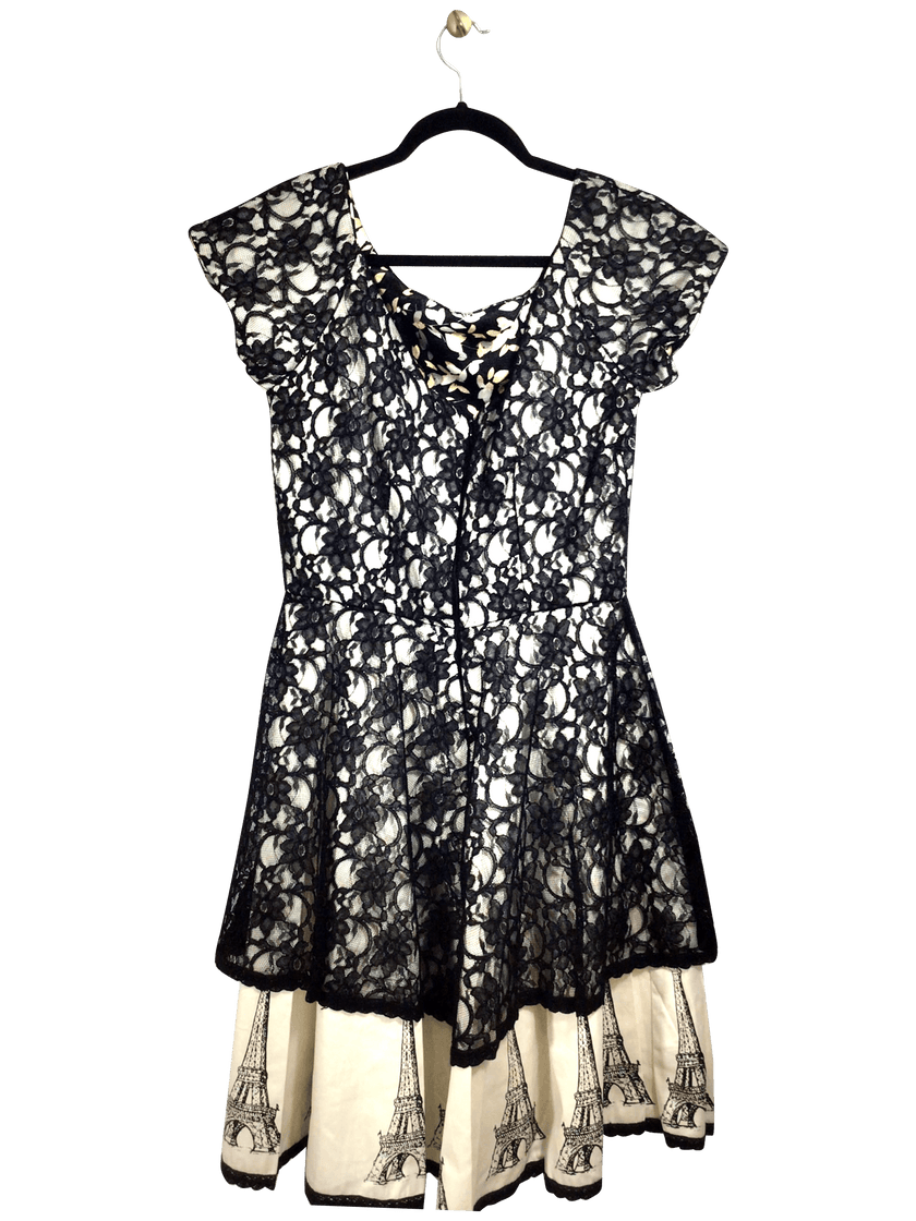 BLACKBIRD STUDIOS Shift Dress Regular fit in Black - L