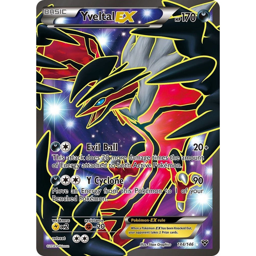 Yveltal EX (144 Full Art) (144/146) (XY)