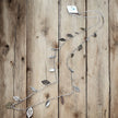 Waterfall Leaf Necklace – Long Layering Chain with Cascading Silver & Mixed Metal Leaves