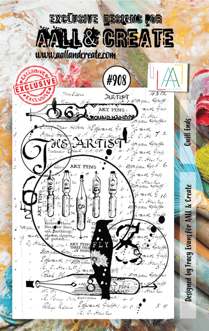 AALL and Create Stamp Set -908 - Quill Ends