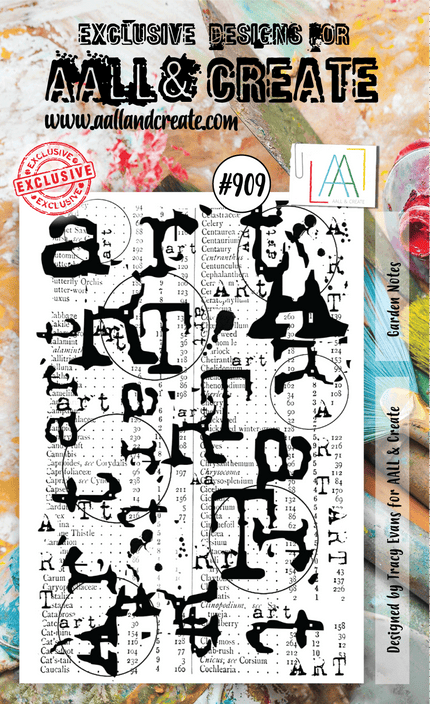 AALL and Create Stamp Set -909 - Garden Notes