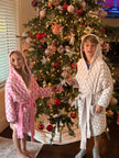 Adult Check Print Hooded Robe