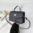 Ladies Leather Square Shaped Flap Quilted Crossbody bag for women
