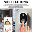 D10 Intelligent Wireless Doorbell Camera With Rechargeable Battery, Two-way Audio, 2.4G Wi Fi, APP Remote Intercom, Free Rolling Cloud Storage Built-in Battery