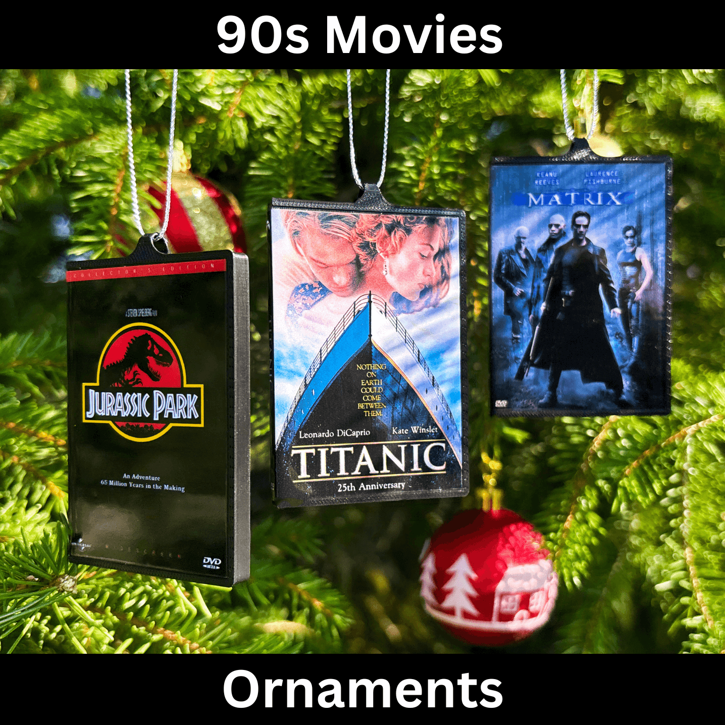 90s Movies Ornaments