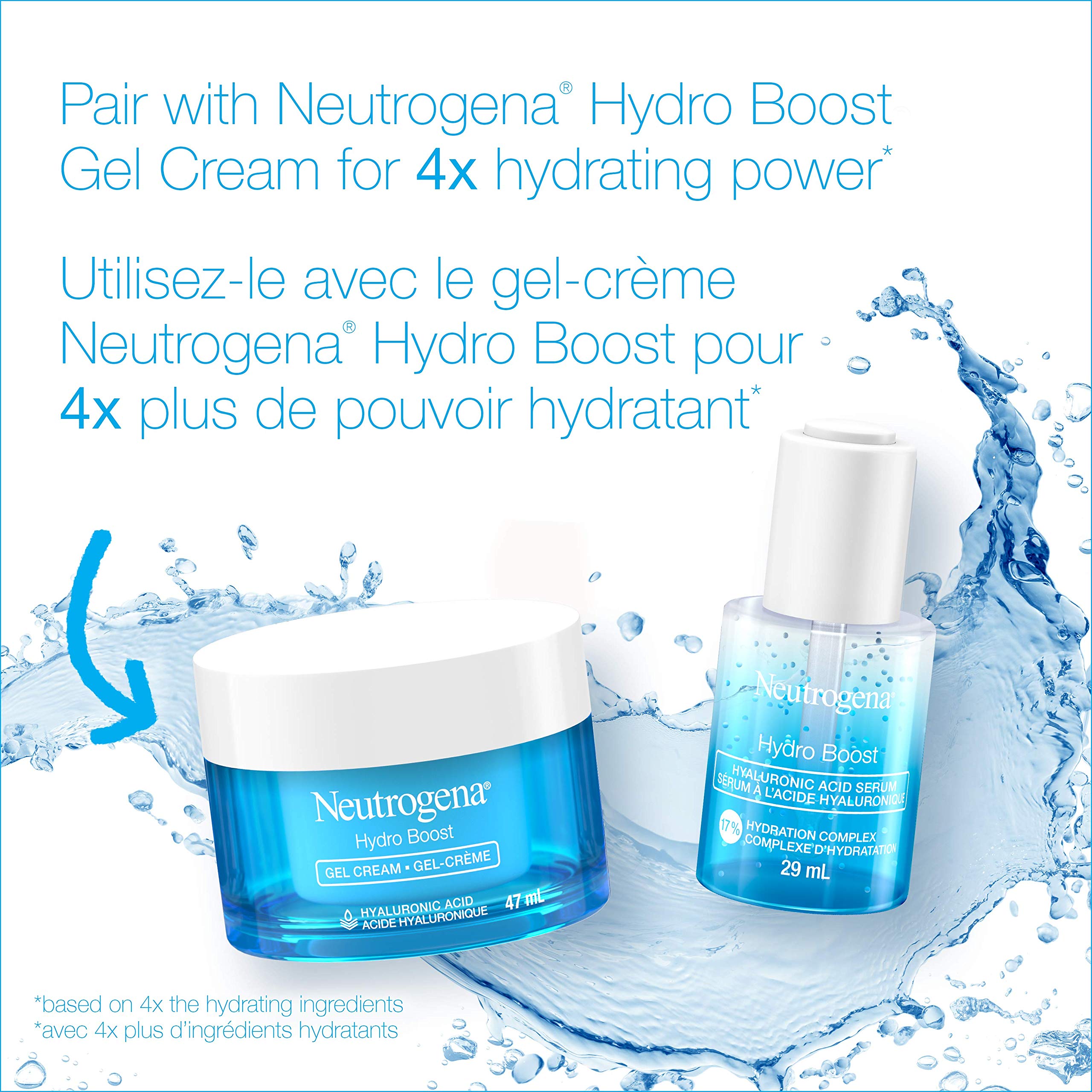 Neutrogena Moisturizer Neutrogena Hydro Boost Hyaluronic Acid Face Serum with Vitamin B5, Glycerin for Moisturized Skin, 29 Milliliters 🍁 All In One Marketplace Canada