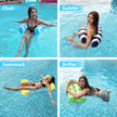 HeyStookie 4 Pack Water Hammock & Pool Floaties for Adults, Multi-Purpose Inflatable Pool Toy, 4 in 1 Portable Water Hammock for Pool, Non-Stick PVC Material, 51×27 Inches 🍁 All In One Marketplace Canada