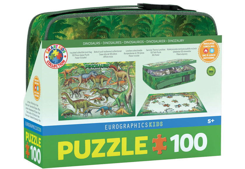 Eurographics - Dinosaurs Lunch Bag (Puzzle de 100 pièces - Lunch Bag)