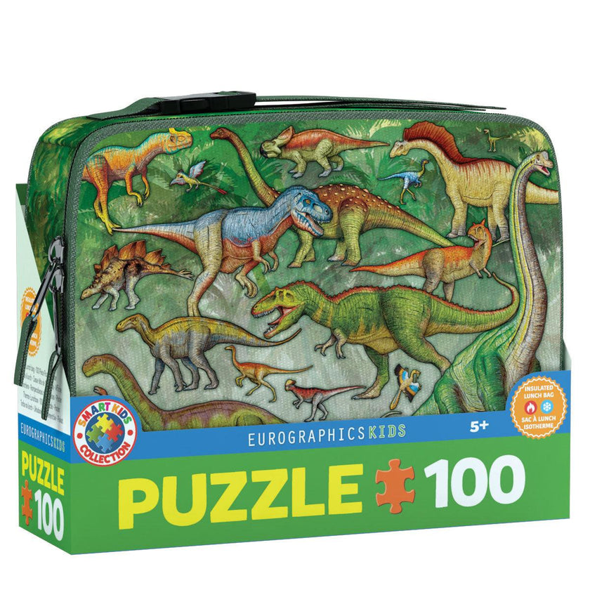 Eurographics - Dinosaurs Lunch Bag (Puzzle de 100 pièces - Lunch Bag)