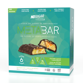 No Sugar Company - Meta Bar Chocolate Caramel Peanut (40g)