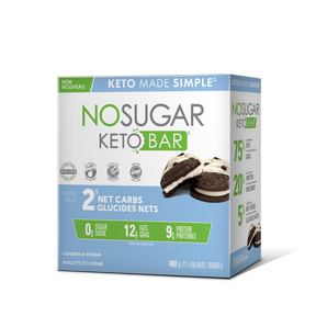 No Sugar Company - Keto Bar Cookies & Cream (40g)
