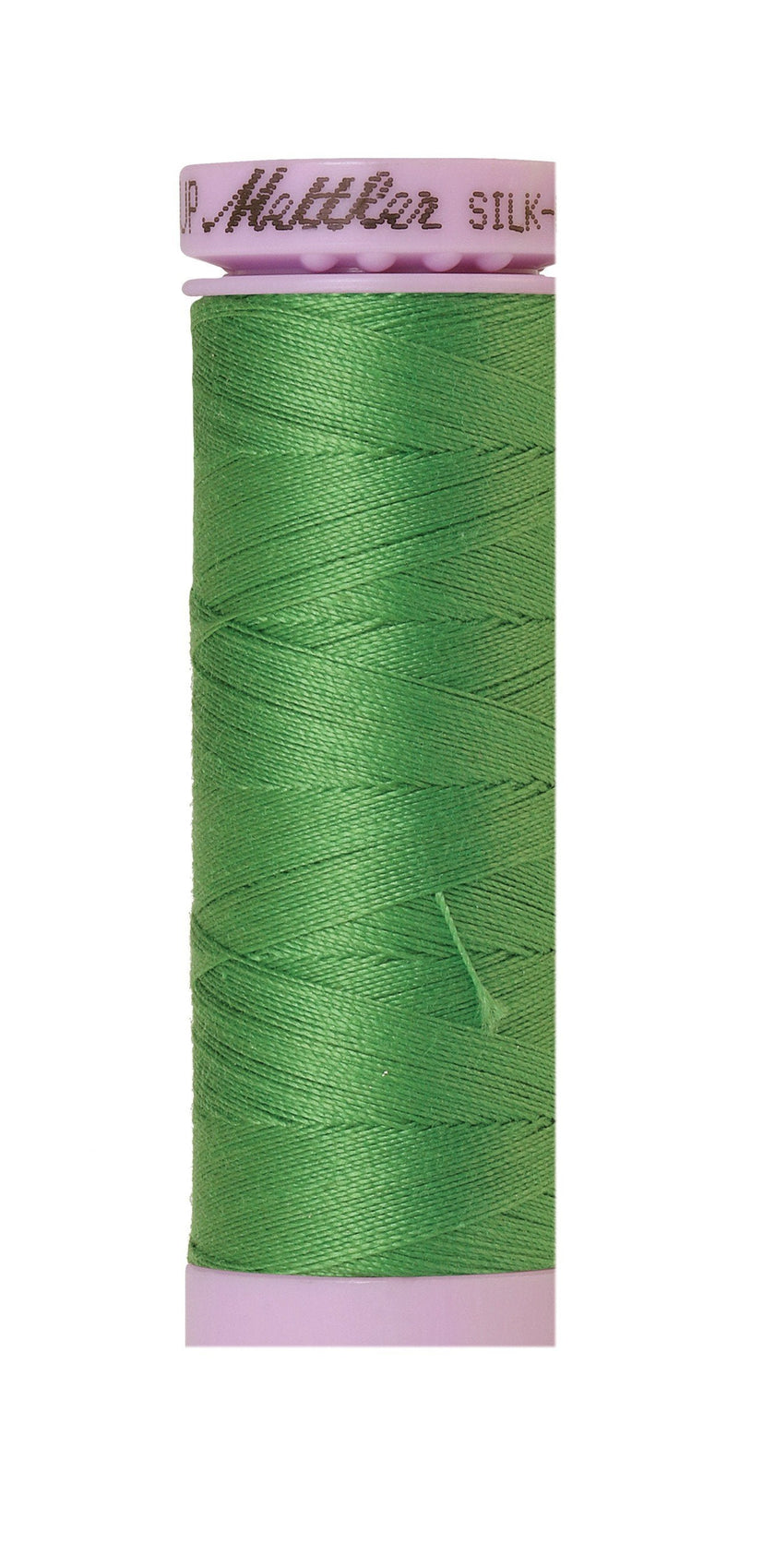 Mettler Silk-Finish 50wt Solid Cotton Thread 164yd/150M Vibrant Green