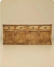 Buffet campagnard en bois de manguier fini patine naturel