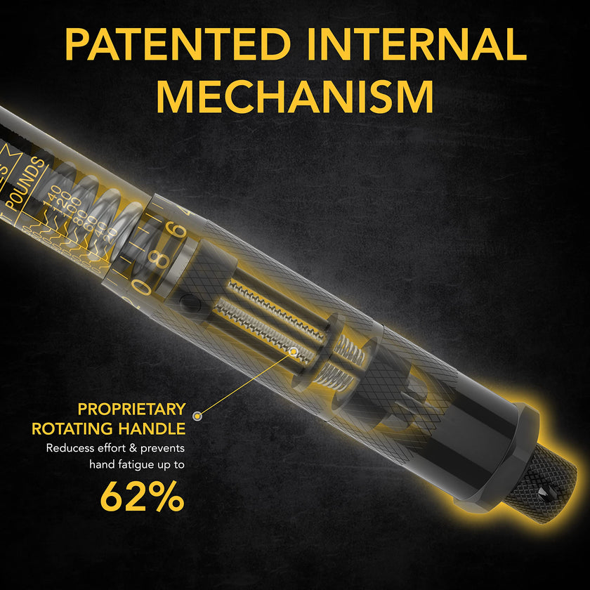 LEXIVON Torque Wrench 1/2-Inch Drive Click 10~150 Ft-Lb/13.6~203.5 Nm (LX-183) 🍁 All In One Marketplace Canada