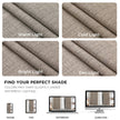 Joydeco Blackout Curtains for Bedroom - 96 Inch Long 100% Light Blocking 2 Panels Set Linen Drapes, Thermal Insulated Room Darkening Curtains, Linen Textured for Living Room, Rod Pocket & Back Tabs 🍁 All In One Marketplace Canada
