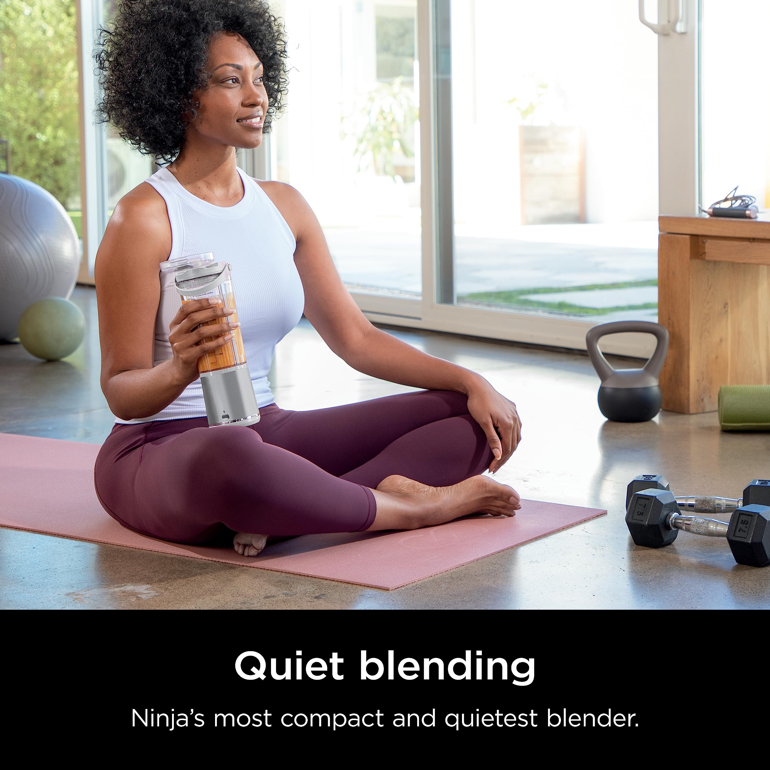 Ninja Blast Portable Blender, Cordless, 18oz. Vessel, Personal Blender for Shakes & Smoothies, BPA Free, Leakproof Lid, USB-C Rechargeable, White, BC151WHC (Canadian Version) 🍁 All In One Marketplace Canada