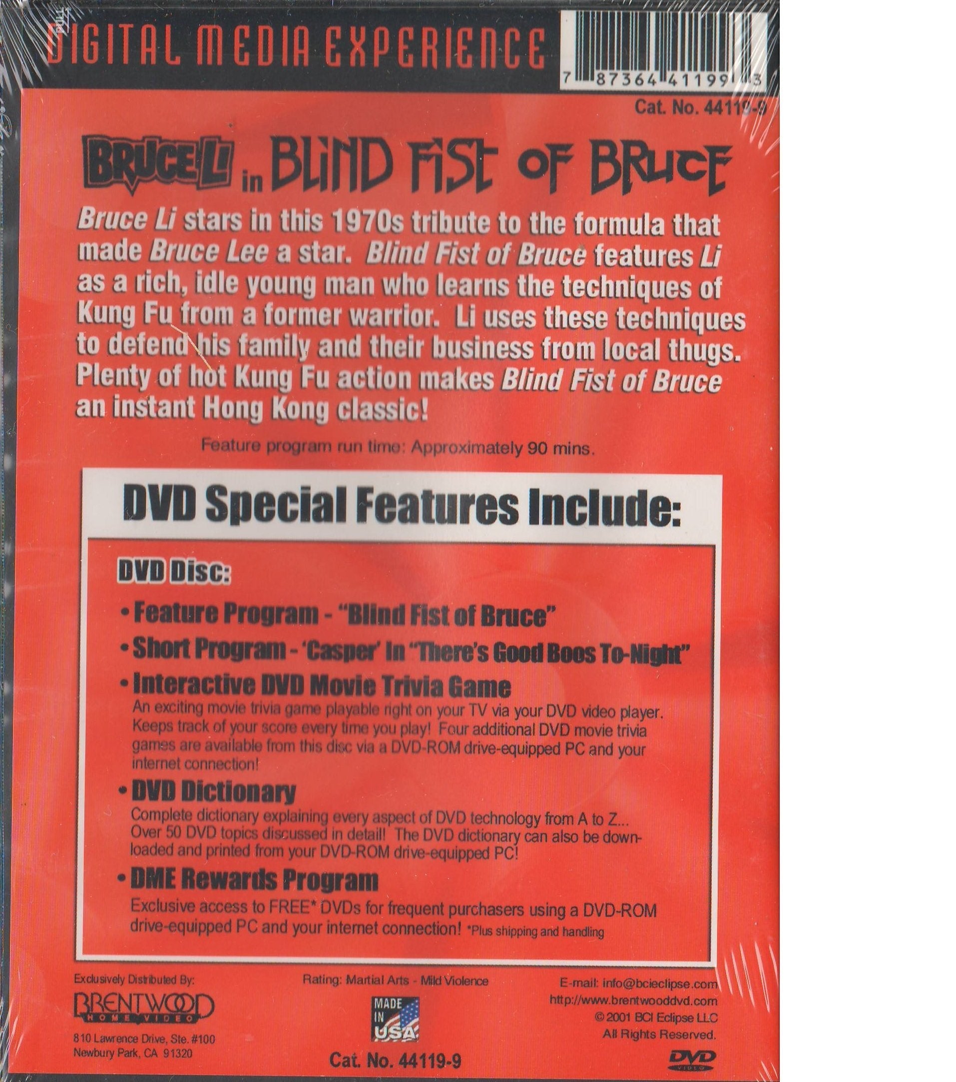 Blind Fist Of Bruce - DVD (Used)