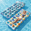 Stonful 2 Pack Inflatable Pool Float Mat, Giant Pool Floats Adult Size with Headrest, Lake Float Raft Water Lounger, Multi-Purpose Swimming Pool Floats Toys for Pool Party, Summer Beach, Outdoor 🍁 All In One Marketplace Canada
