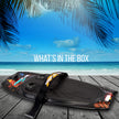 Water Sport Kneeboard with Hook for Kids & Adults, Kneeboard with Strap for Boating, Waterboarding, Kneeling Boogie Boarding, Knee Surfing, (SLKB20), Black/red 🍁 All In One Marketplace Canada