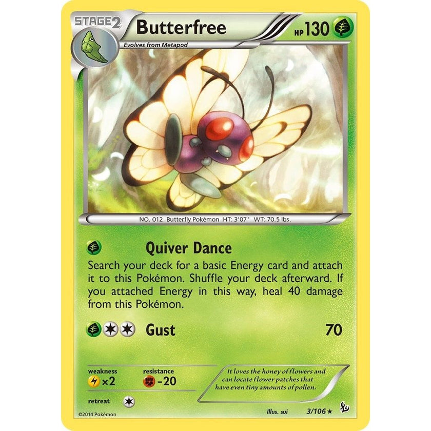 Butterfree (3/106) (FLF)