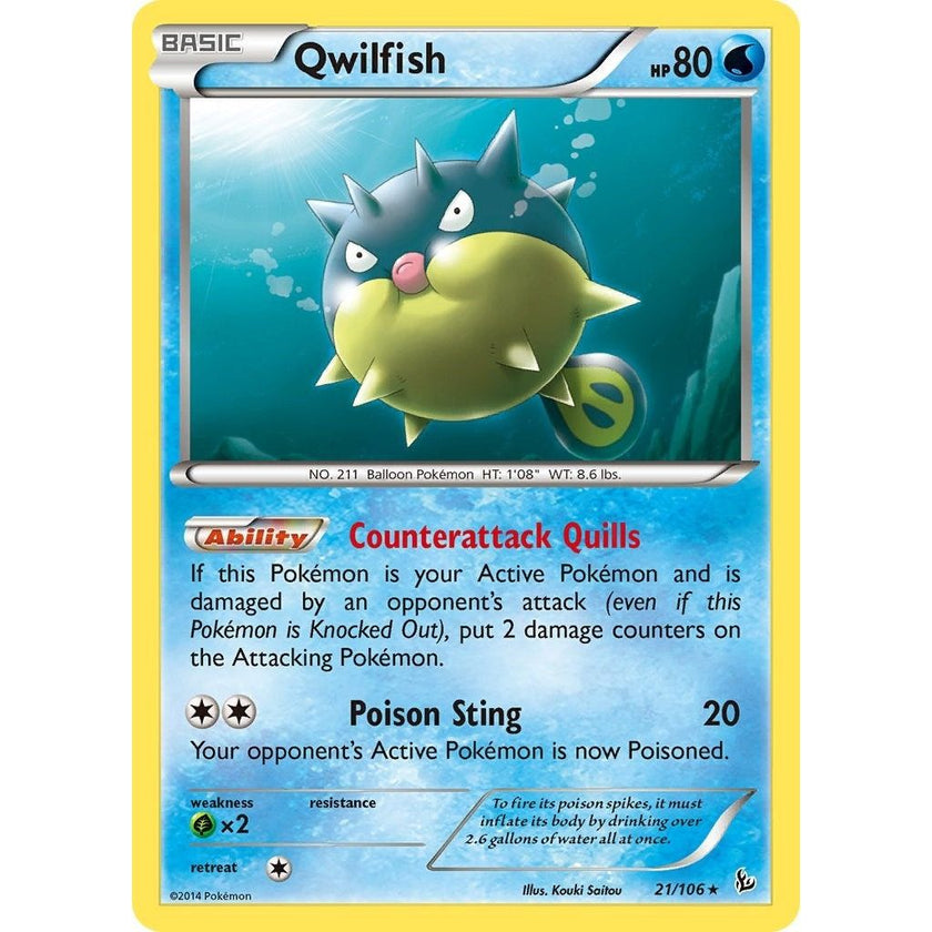 Qwilfish (21/106) (FLF)