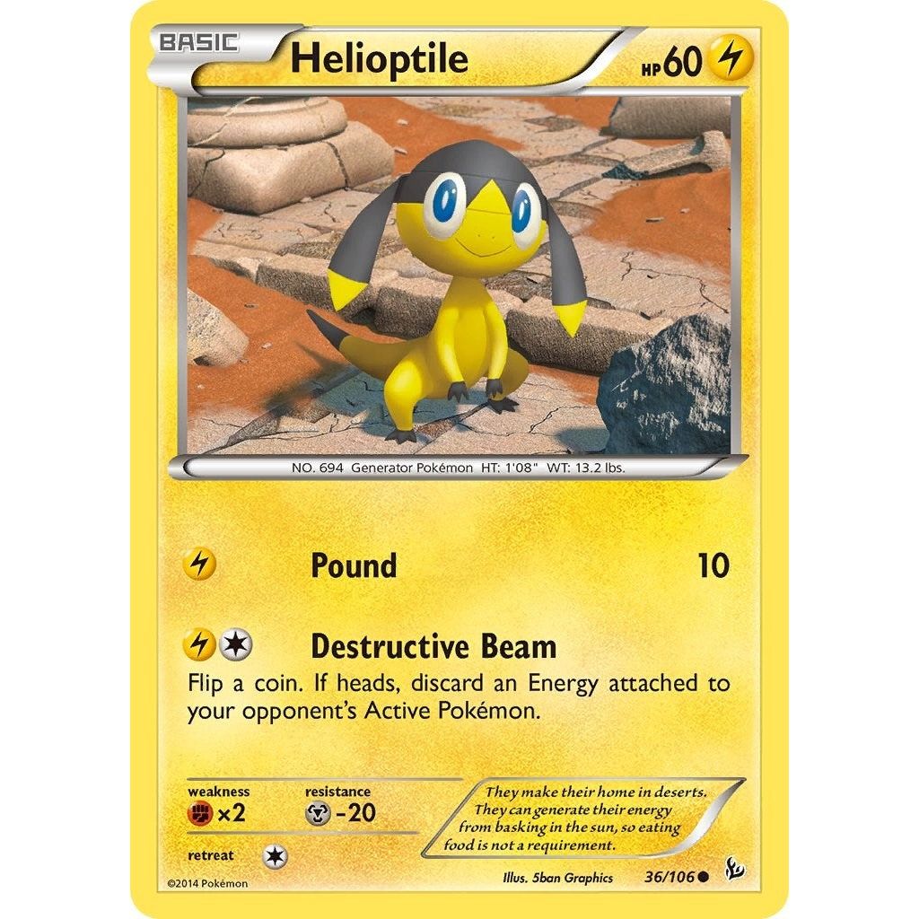 Helioptile (36/106) (FLF)