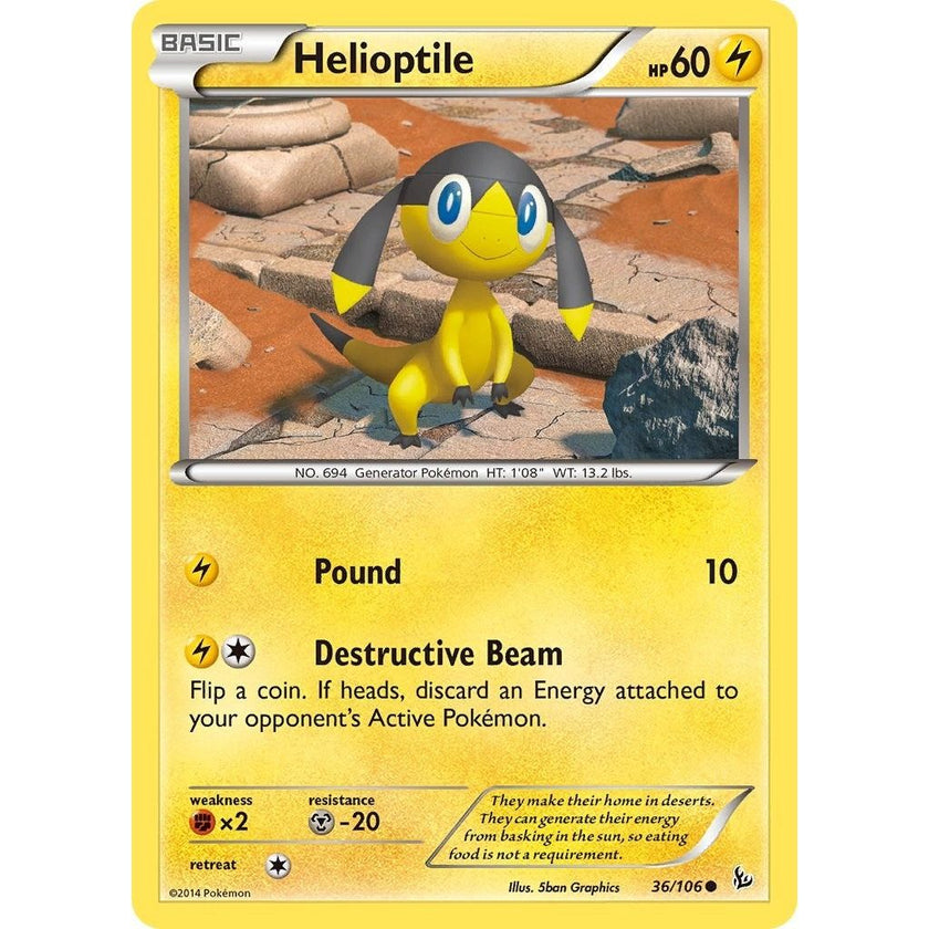 Helioptile (36/106) (FLF)