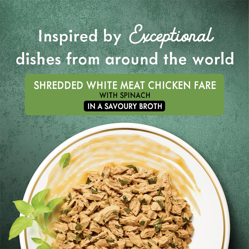 Fancy Feast Medleys Wet Cat Food, Shredded White Meat Chicken Fare - 85 g Can (24 Pack) 🍁 All In One Marketplace Canada