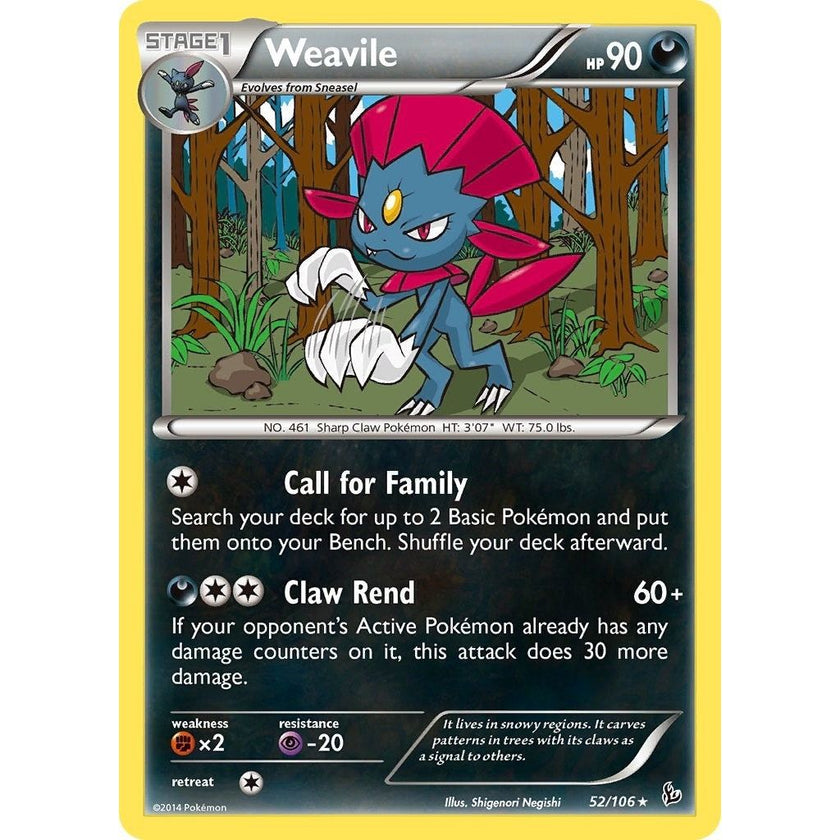 Weavile (52/106) (FLF)